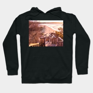 Byron Bay Beach Stairs Hoodie